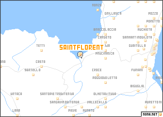 map of Saint-Florent