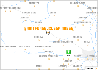 map of Saint-Forgeux-Lespinasse