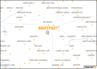 map of Saint-Fort