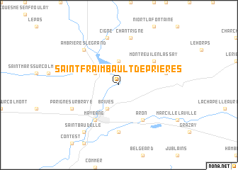 map of Saint-Fraimbault-de-Prières