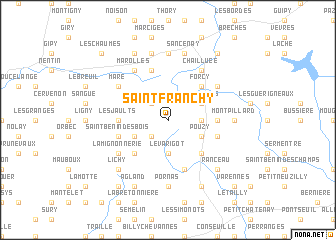map of Saint-Franchy