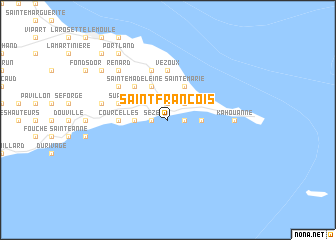 map of Saint-François