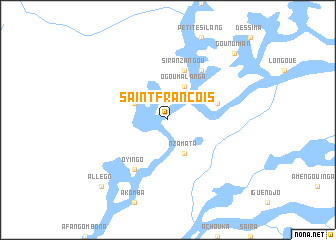 map of Saint-François