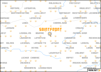 map of Saint-Front