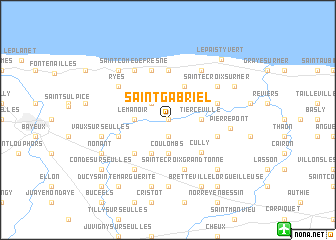 map of Saint-Gabriel