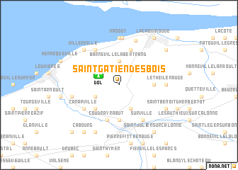 map of Saint-Gâtien-des-Bois