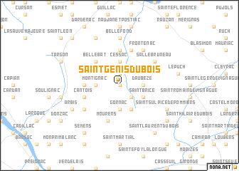 map of Saint-Genis-du-Bois