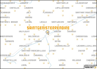 map of Saint-Genis-Terrenoire