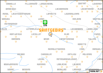 map of Saint-Geoirs