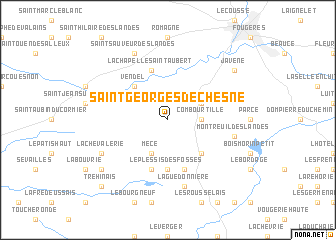 map of Saint-Georges-de-Chesné