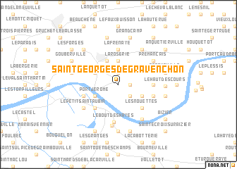 map of Saint-Georges-de-Gravenchon