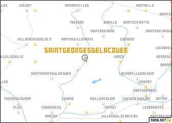 map of Saint-Georges-de-la-Couée