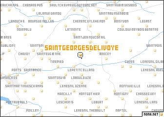 map of Saint-Georges-de-Livoye