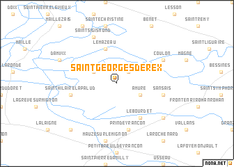 map of Saint-Georges-de-Rex