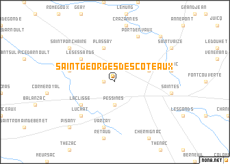 map of Saint-Georges-des-Côteaux