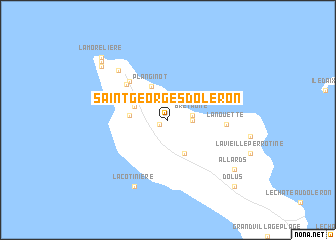 map of Saint-Georges-dʼOléron