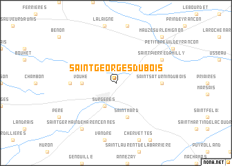 map of Saint-Georges-du-Bois