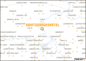 map of Saint-Georges-Motel