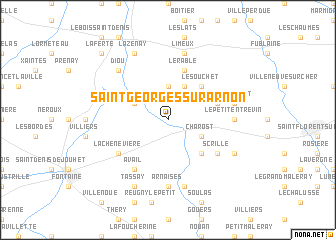map of Saint-Georges-sur-Arnon