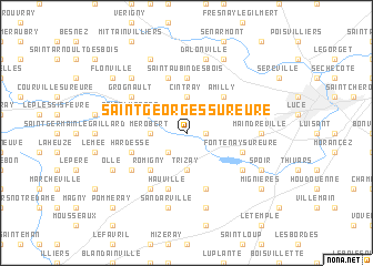 map of Saint-Georges-sur-Eure