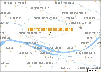 map of Saint-Georges-sur-Loire