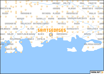 map of Saint-Georges