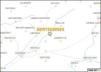 map of Saint-Georges