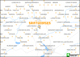 map of Saint-Georges