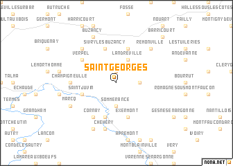 map of Saint-Georges