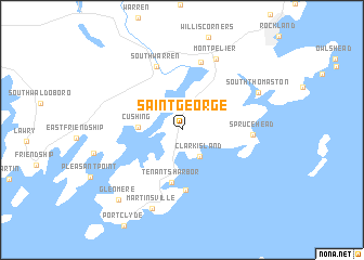 map of Saint George