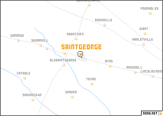 map of Saint George