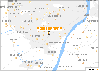 map of Saint George