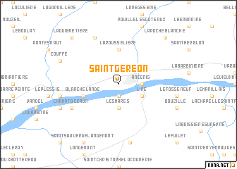 map of Saint-Géréon