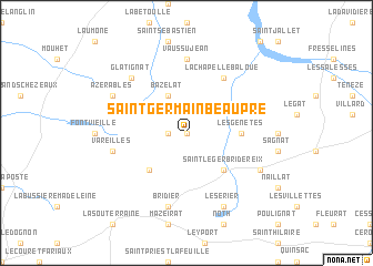 map of Saint-Germain-Beaupré