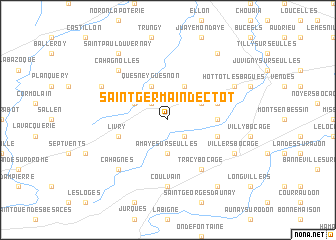 map of Saint-Germain-dʼEctot