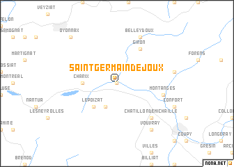 map of Saint-Germain-de-Joux