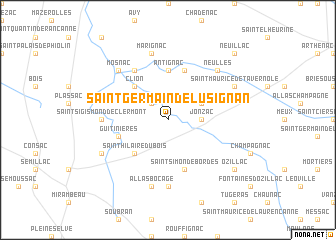 map of Saint-Germain-de-Lusignan