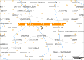 map of Saint-Germain-de-Montgommery