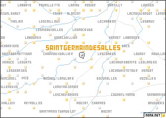 map of Saint-Germain-de-Salles