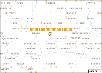 map of Saint-Germain-des-Bois