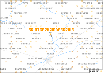 map of Saint-Germain-des-Grois