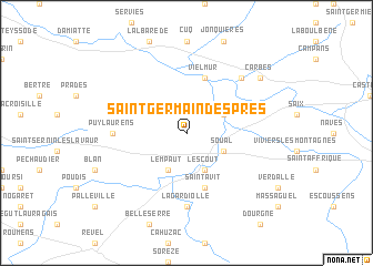 map of Saint-Germain-des-Prés