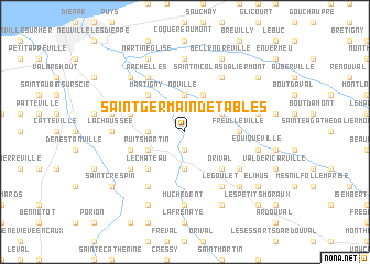 map of Saint-Germain-dʼÉtables