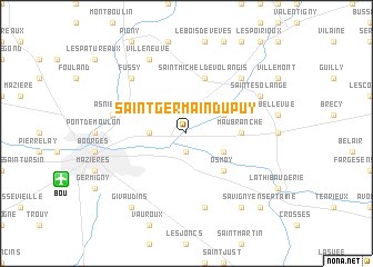 map of Saint-Germain-du-Puy