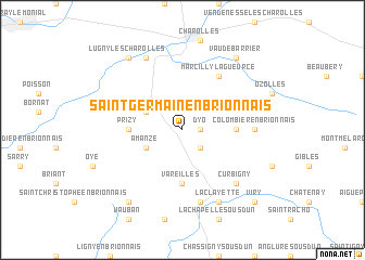 map of Saint-Germain-en-Brionnais