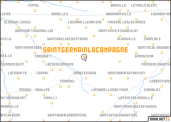 map of Saint-Germain-la-Campagne