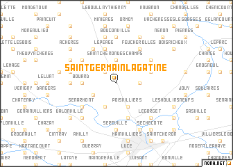 map of Saint-Germain-la-Gâtine