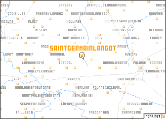 map of Saint-Germain-Langot