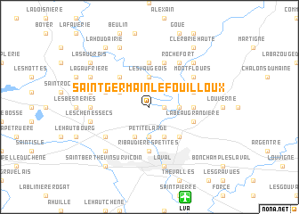 map of Saint-Germain-le-Fouilloux