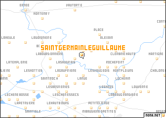 map of Saint-Germain-le-Guillaume